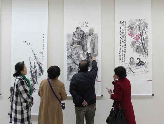 河南省第十四届中国画艺术展获奖作品展在新乡美术馆开幕